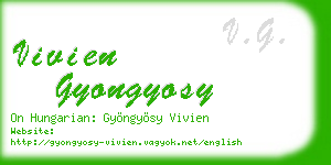 vivien gyongyosy business card